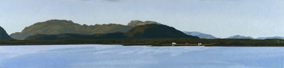 GILLAM Down Towards Grandmother's Old House Governors Island, 6x24