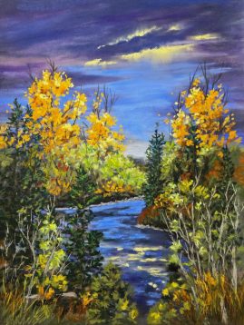 Ela Raine - Morning Glow - 18 x 14 x 2