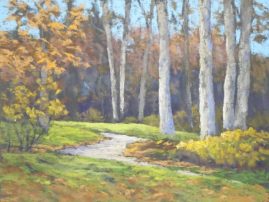 Gloria Burgoin - Fall Hike - 10.75 x 14.75
