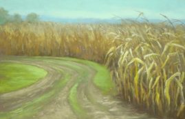 Gloria Burgoin - Dyments Corn Field - 12 x 18