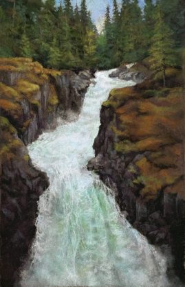 Joan Larson - Little Qualicum Falls - 18 x 12