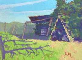 Julie Poulin - Barrels of Mystery - 9 x 12