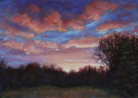 Louise Brent - Looking out my Backdoor - 6 x 8