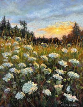 Janet Ellison - Last Glimmer - 11 x 14