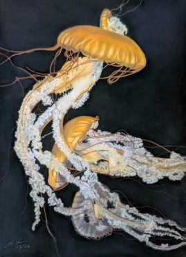Margaret Moore - Luminous Rhythm of the Current - 11 x 14