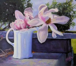 Pat Porter - Backyard Bouquet - 14 x 12