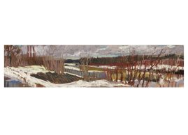 David Shkolny - Red Banks - 51 x 12