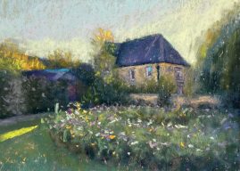 Min Xu - Sunlit Silence - 9 x 12