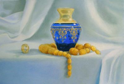 Lindley,Pat,The Amber Beads, 22x29