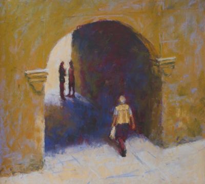 Sibley,Gail-PassingThrough(budapest)-12X13In