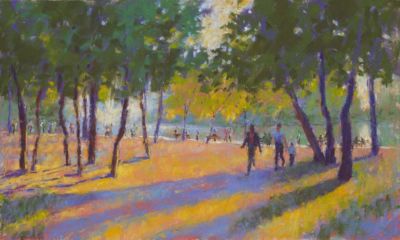 Sibley,Gail-SummerEveningInBudapest-10.75X18In