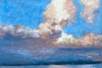 Jo-Anne Finegan, PAC, Reflected Sunset, Wolfe Island, 5x7
