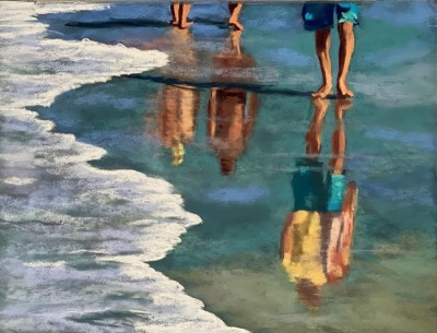 Andrea-Varangu-Beach-Reflections-11x14