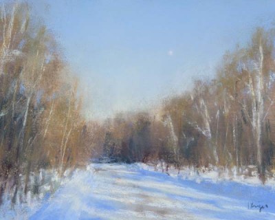 Laura-Krieger-Cottage-Road-in-Winter-5x7 